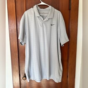 Grey Nike polo